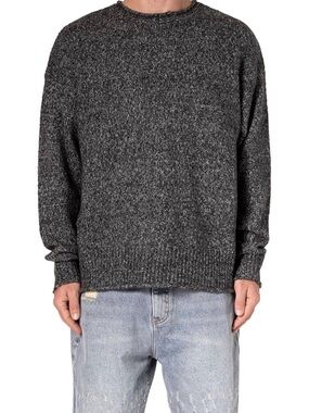 MNML Men's Crewneck Sweater in Charcoal Marled